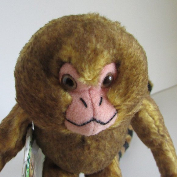 PYGMY MARMOSET MONEY 11" long total BENDABLE TAIL HOOK/LOOP PAWS Stuffed Animal - Picture 3 of 14